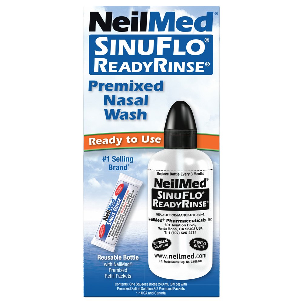 NeilMed SinuFlo ReadyRinse Premixed Nasal Wash