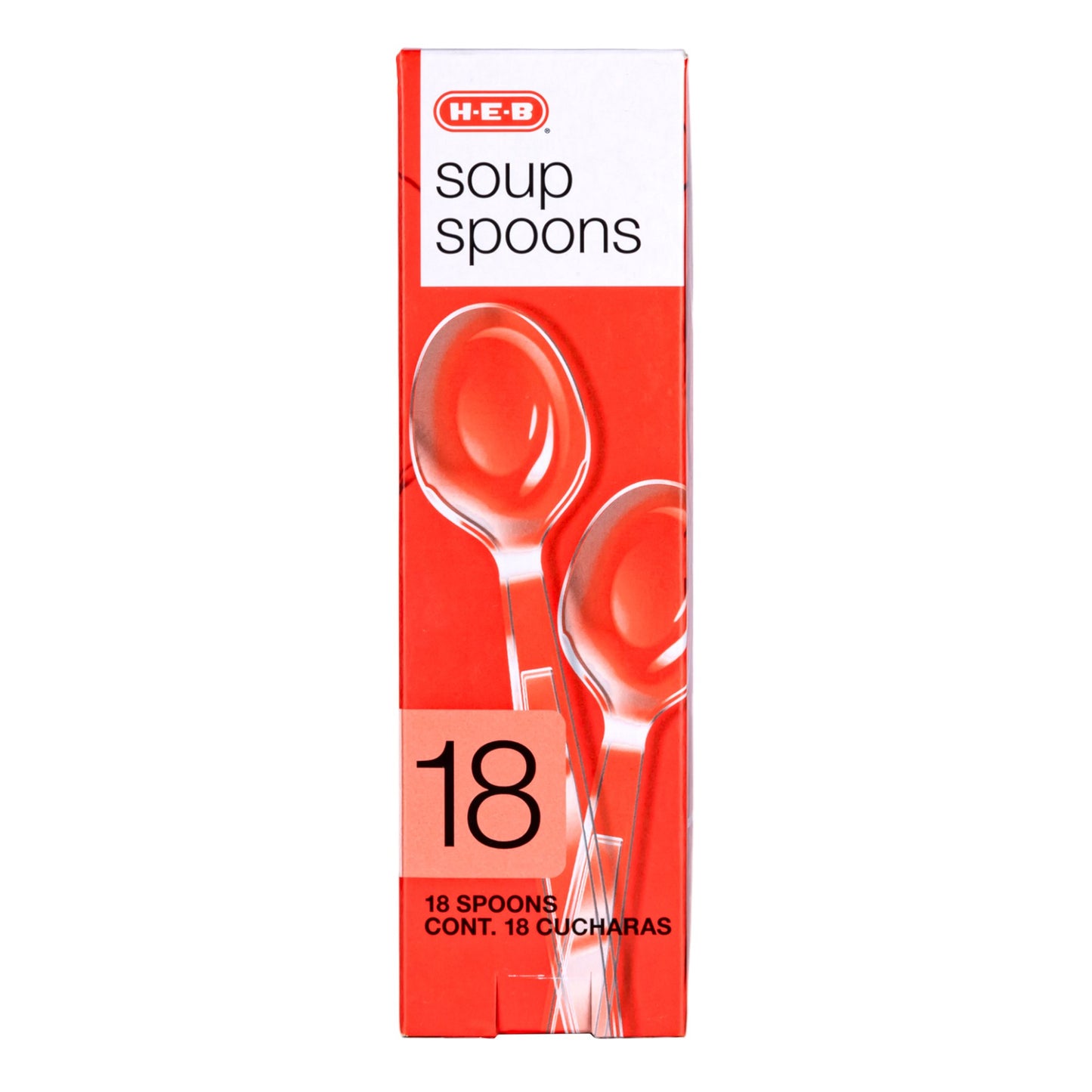 H-E-B Plastic Texas-Size Spoons - Clear