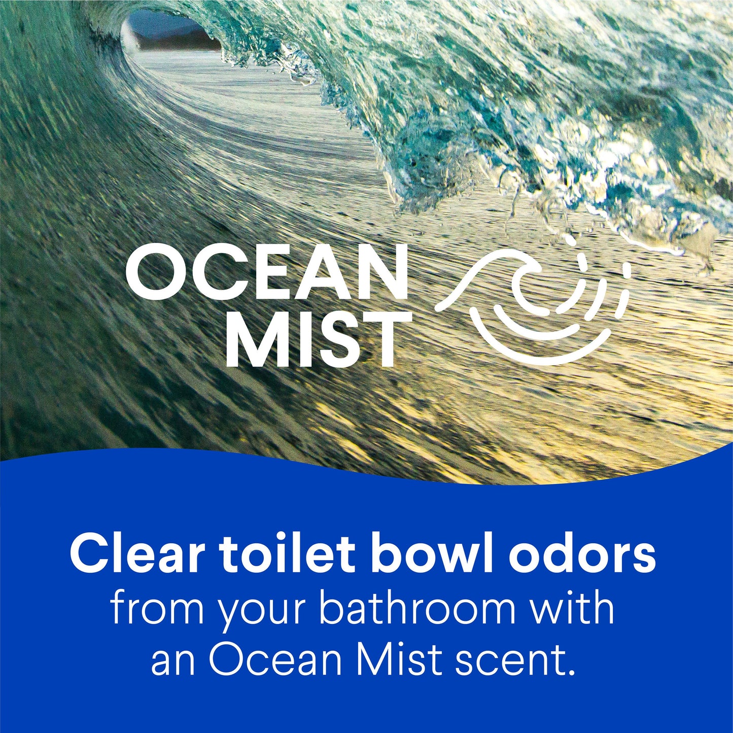 Clorox Toilet Bowl Cleaner, Clinging Bleach Gel - Ocean Mist, 24 oz
