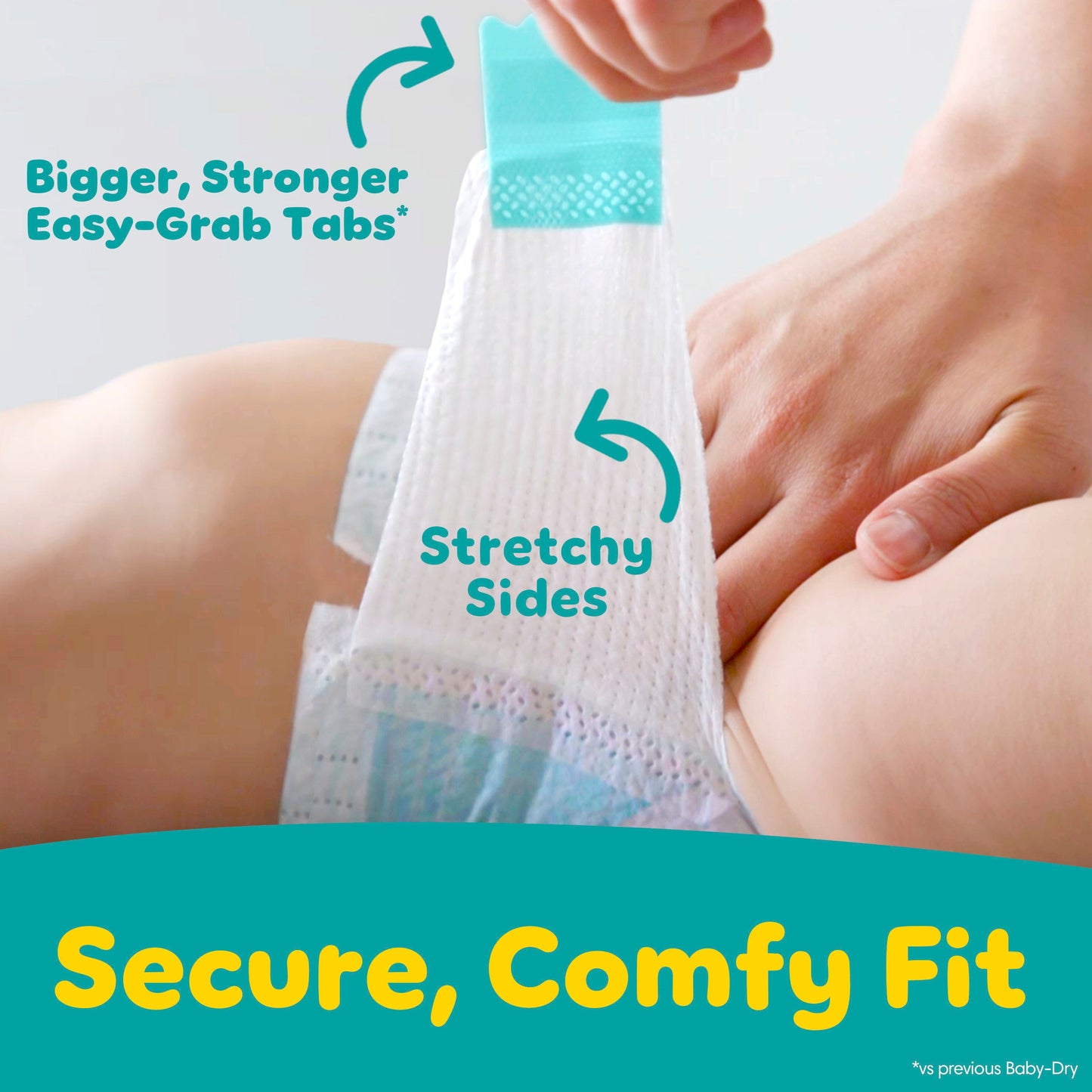 Pampers Baby Dry Ultra Cushiony Diapers - Size 4 (15-34 lbs)