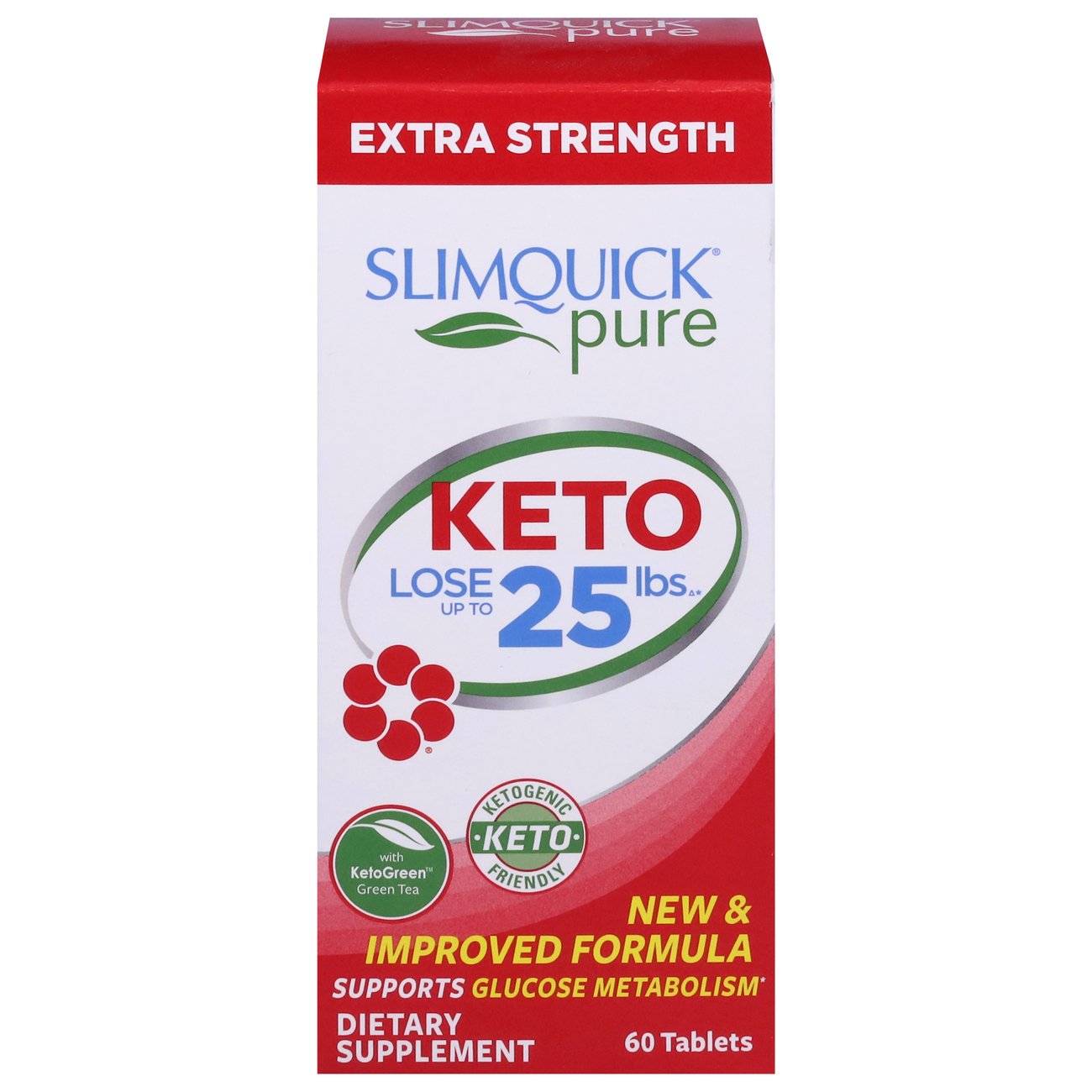 SLIMQUICK Pure Extra Strength Keto Dietary Supplement Tablets