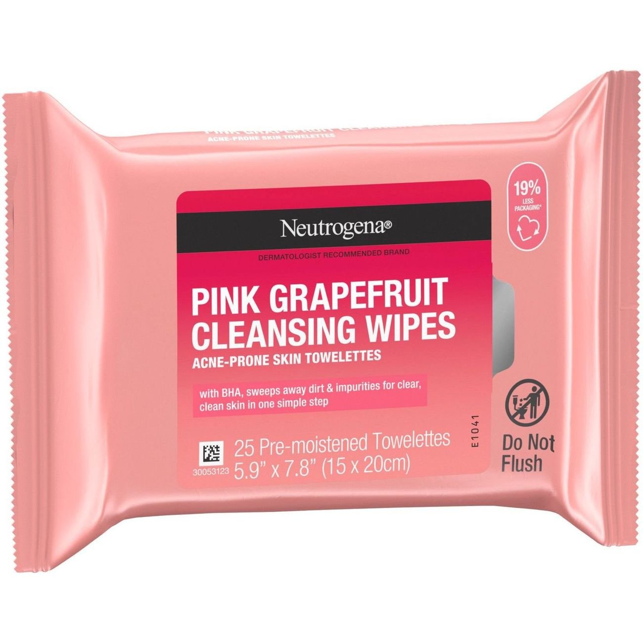 Neutrogena Oil-Free Facial Cleansing Wipes - Pink Grapefruit
