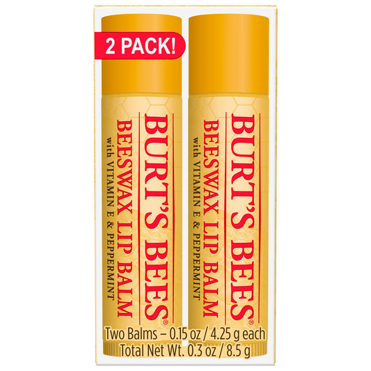 Burt's Bees 100% Natural Moisturizing Lip Balm - Original Beeswax