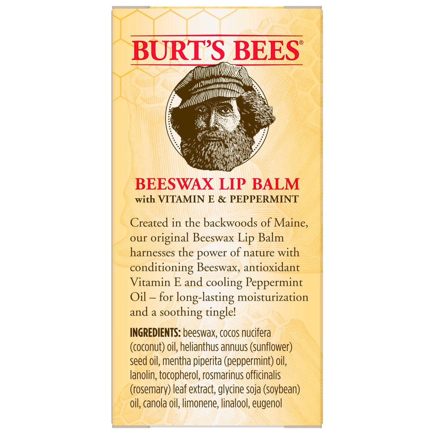 Burt's Bees 100% Natural Moisturizing Lip Balm - Original Beeswax