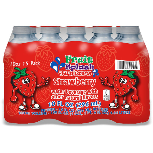 Fruit Splash Juniors Strawberry 15 pk Water Bottles
