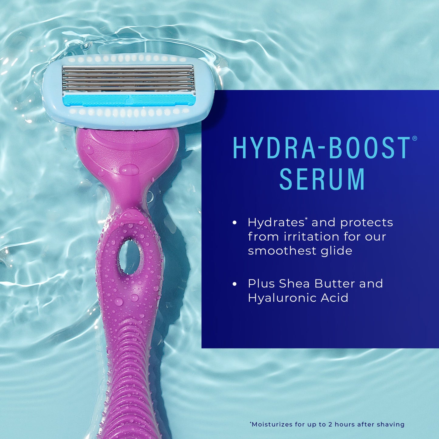 Schick Hydro Silk Schick Hydro Silk Moisture Womens Razor, 5-Blade Moisturizing Razor for Women, 1 Razor & 2 Razor Blade Refills