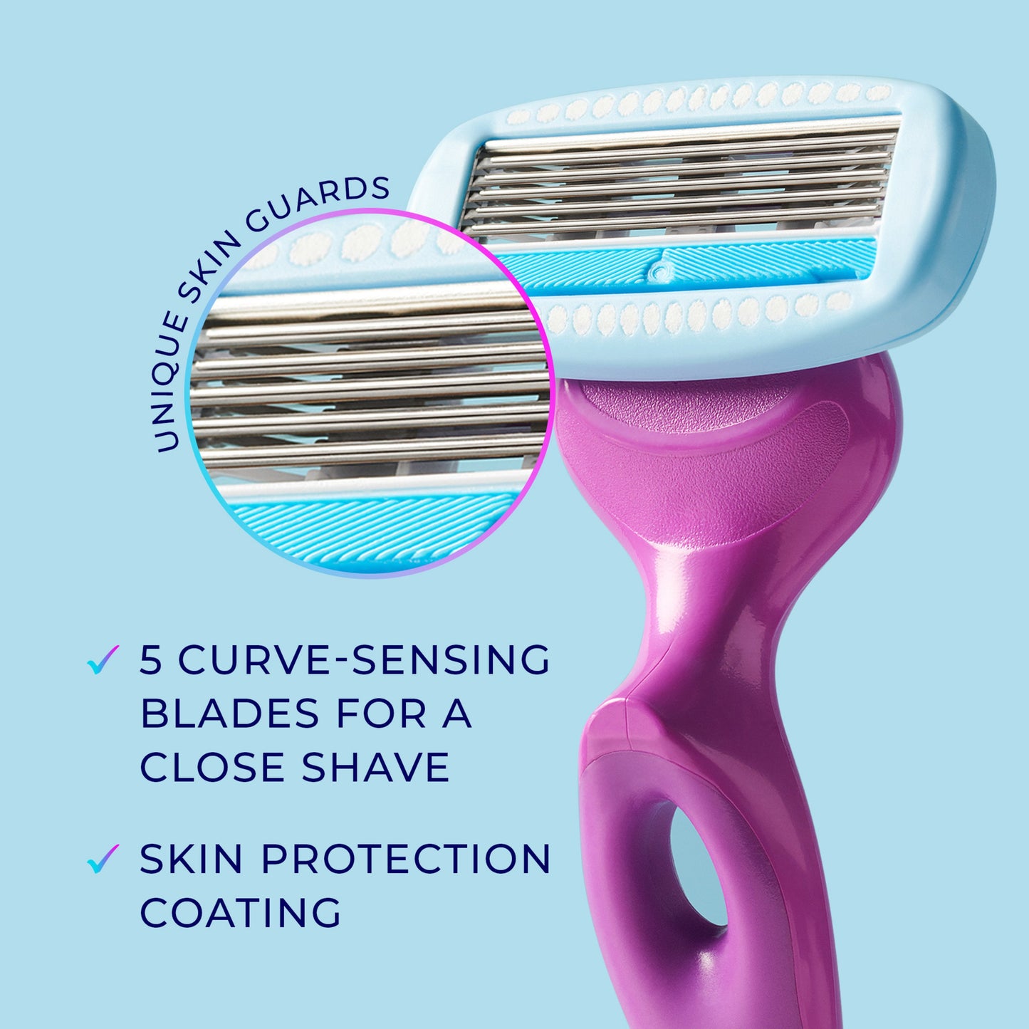 Schick Hydro Silk Schick Hydro Silk Moisture Razor Blade Refills, 5-Blade Mositurizing Razors for Women