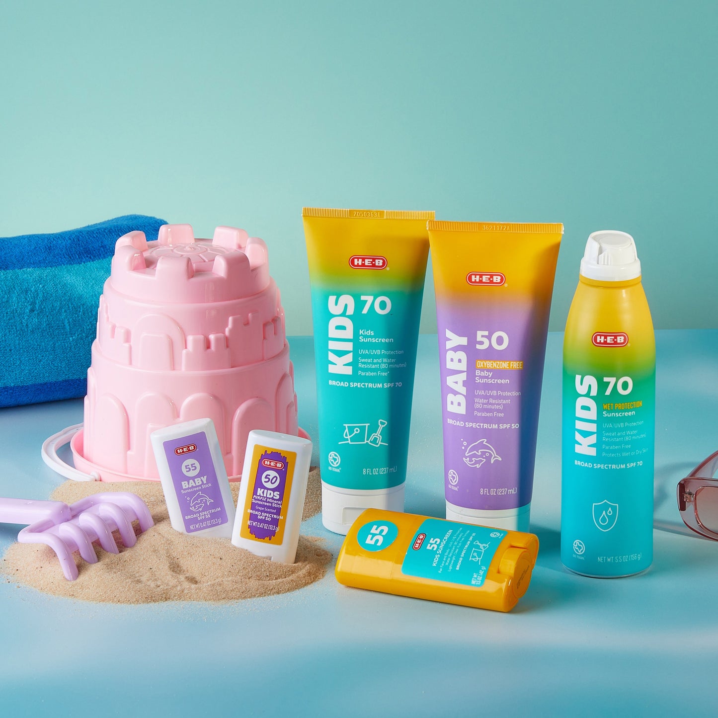 H-E-B Kids Broad Spectrum Sunscreen Lotion – SPF 70