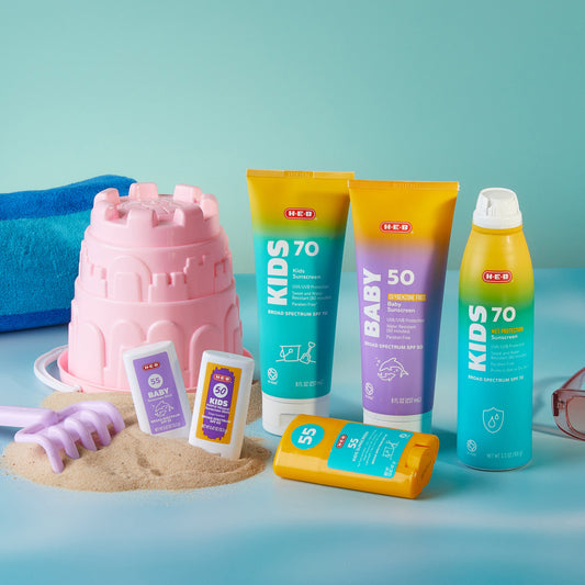 H-E-B Kids Broad Spectrum Sunscreen Spray – SPF 50