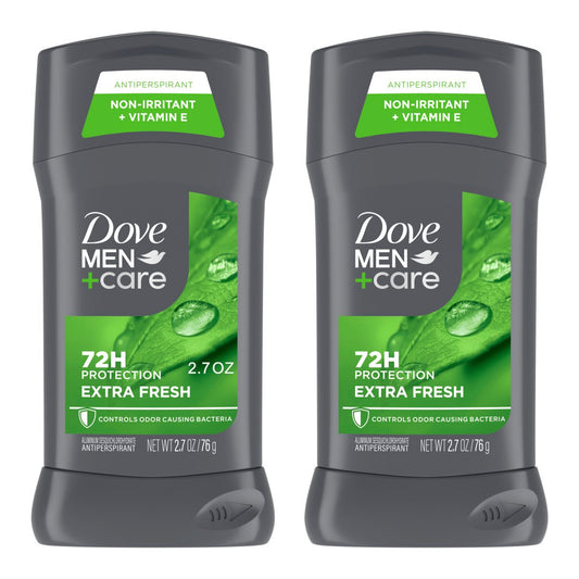 Dove Men+Care Antiperspirant Solid Deodorant - Extra Fresh, 2pk