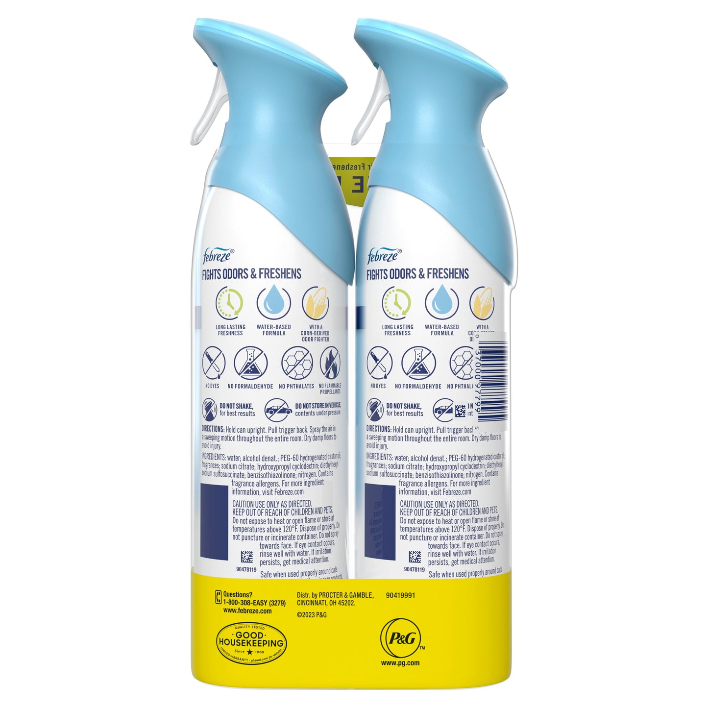 Febreze Air Freshener Spray - Odor-Fighting Room Spray - Linen & Sky Scent