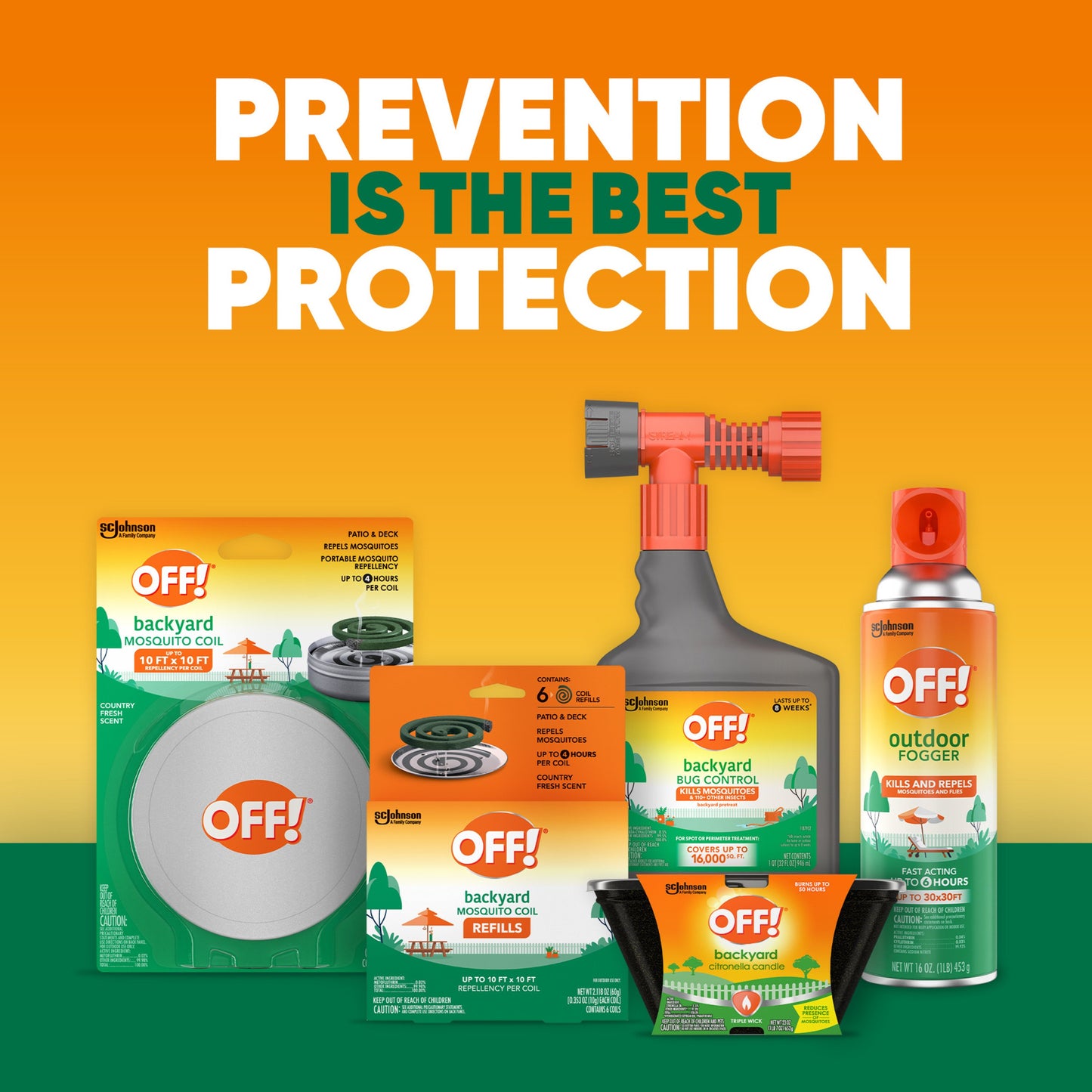 OFF! Backyard Mosquito Repellent Coil - Country Fresh