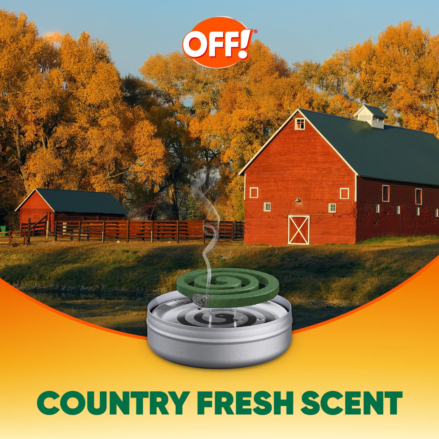 OFF! Backyard Mosquito Repellent Coil - Country Fresh