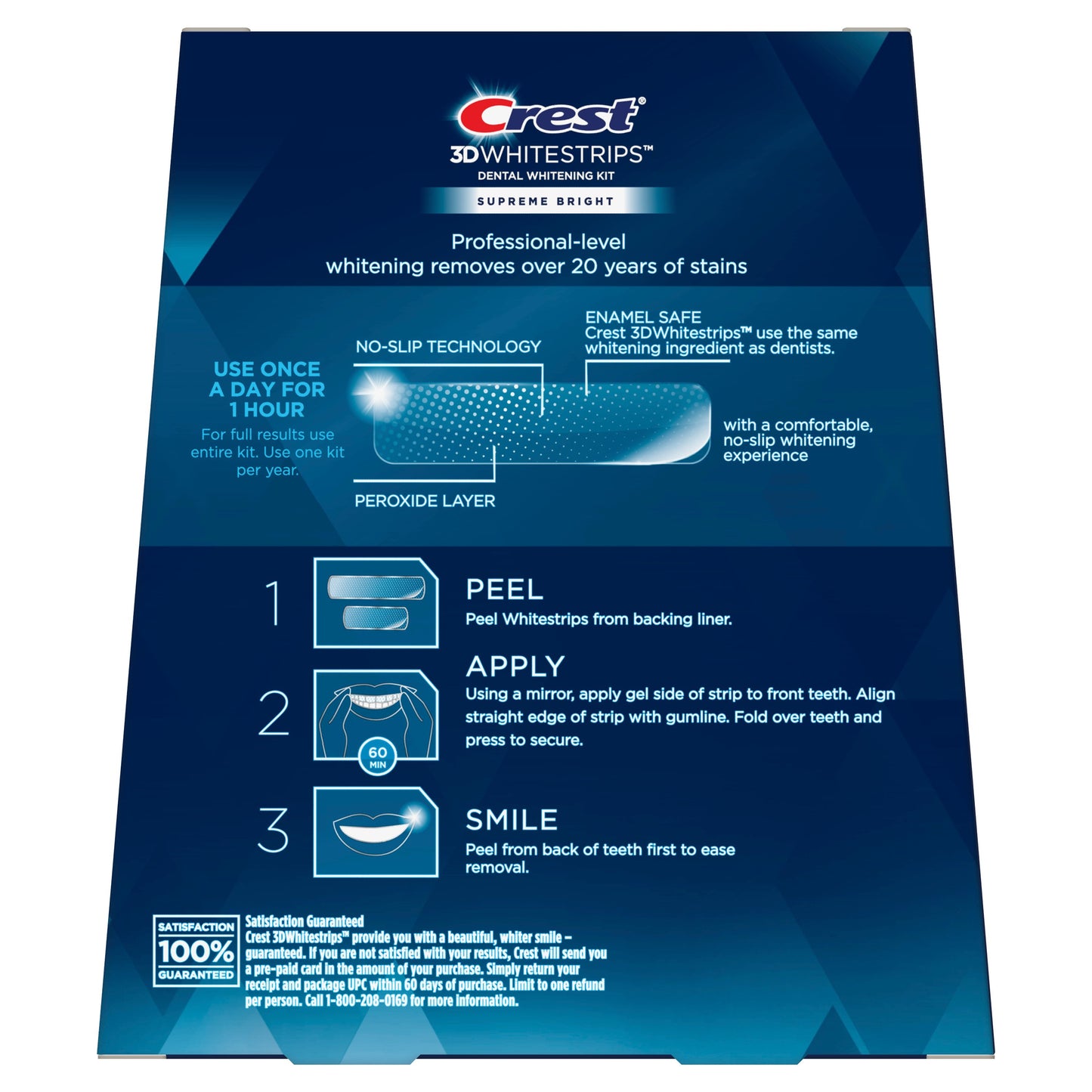 Crest 3D Whitestrips Supreme Bright Dental Whitening Kit