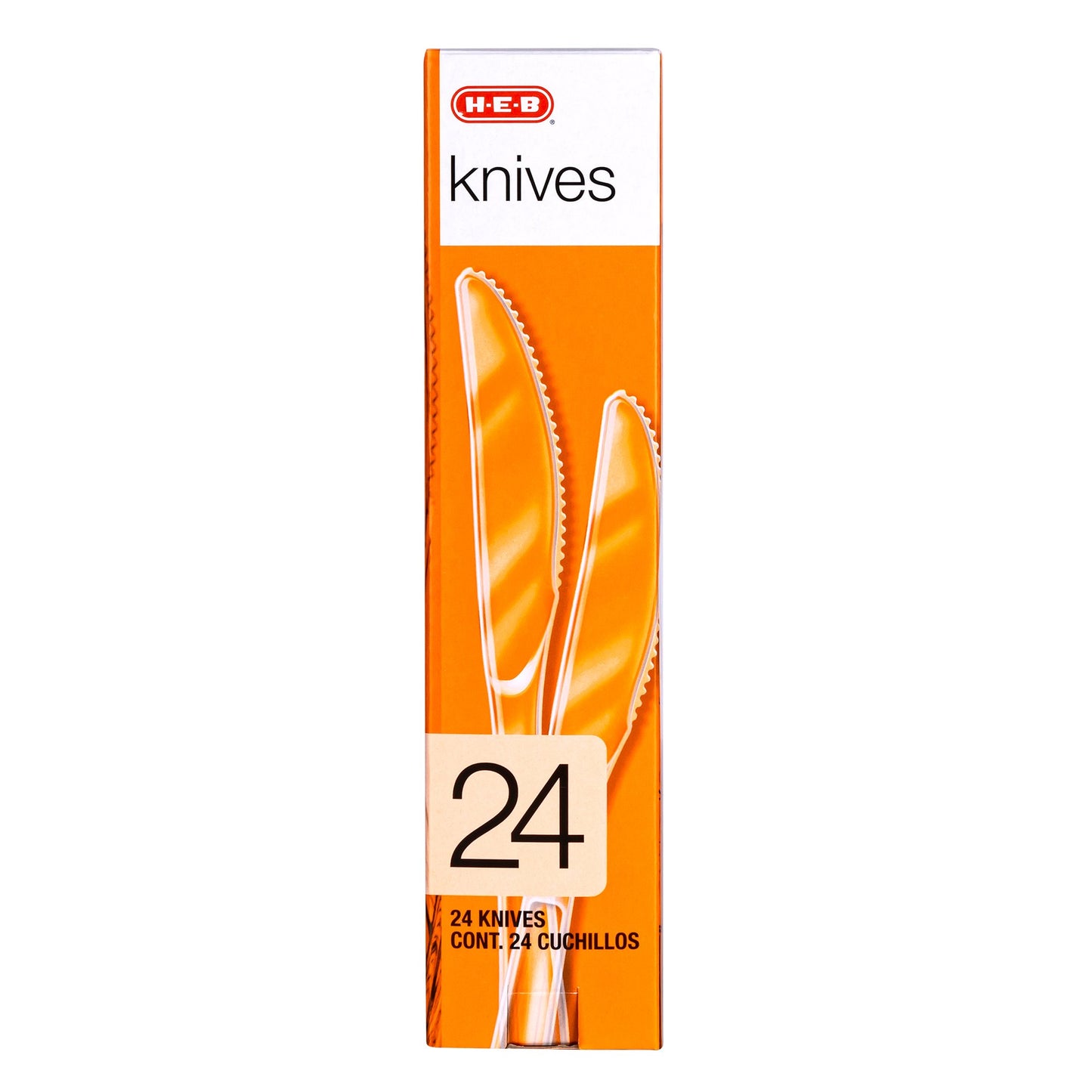 H-E-B Plastic Knives - Clear