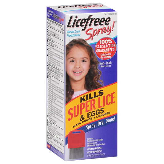 Licefreee Spray! Instant Head Lice Treatment