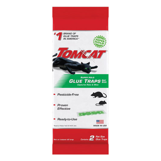 Tomcat Super Hold Rat Size Glue Traps