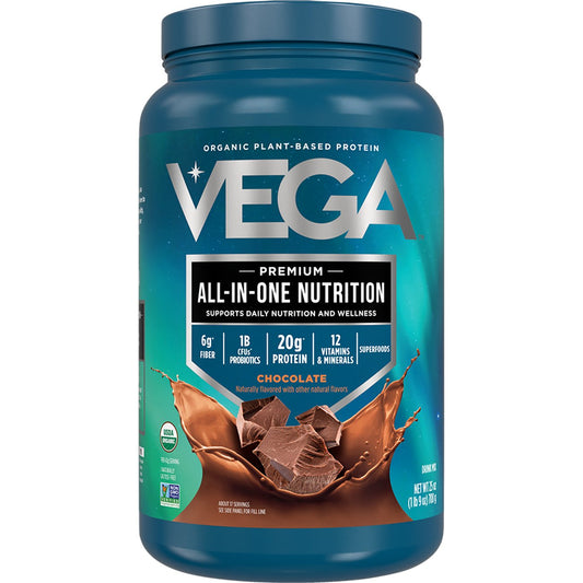 Vega Plant-Based All-in-One 20g Protein Shake Mix - Chocolate