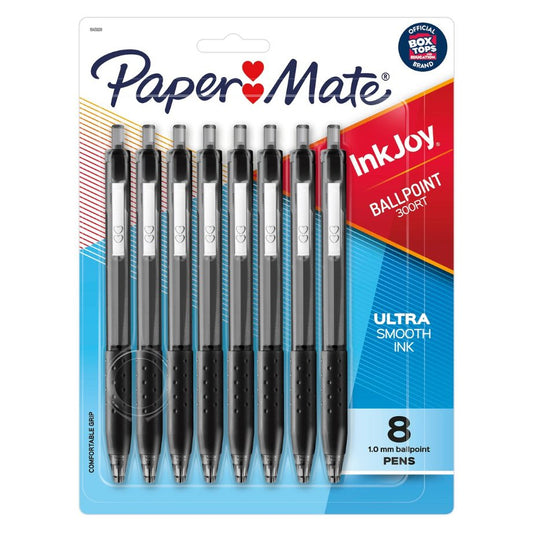 Paper Mate InkJoy 300RT 1.0mm Retractable Ballpoint Pens - Black Ink