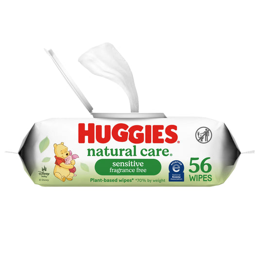 Huggies Natural Care Sensitive Baby Wipes - Fragrance Free