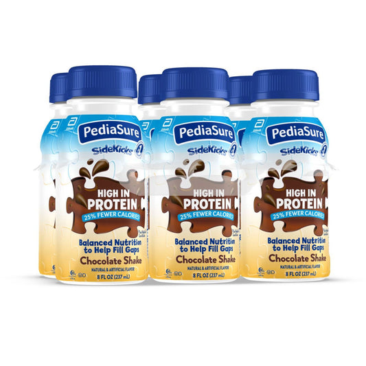 PediaSure SideKicks 10g Protein Nutrtional Shake for Kids - Chocolate, 8 oz Bottles