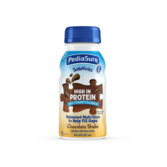 PediaSure SideKicks 10g Protein Nutrtional Shake for Kids - Chocolate, 8 oz Bottles