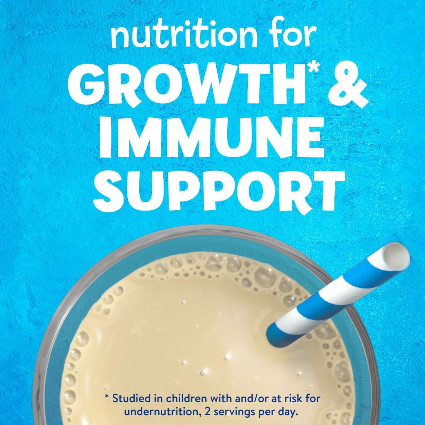 PediaSure Grow & Gain with Immune Support, Kids Protein Shake, 7g Protein, Vanilla 8-fl-oz Bottle