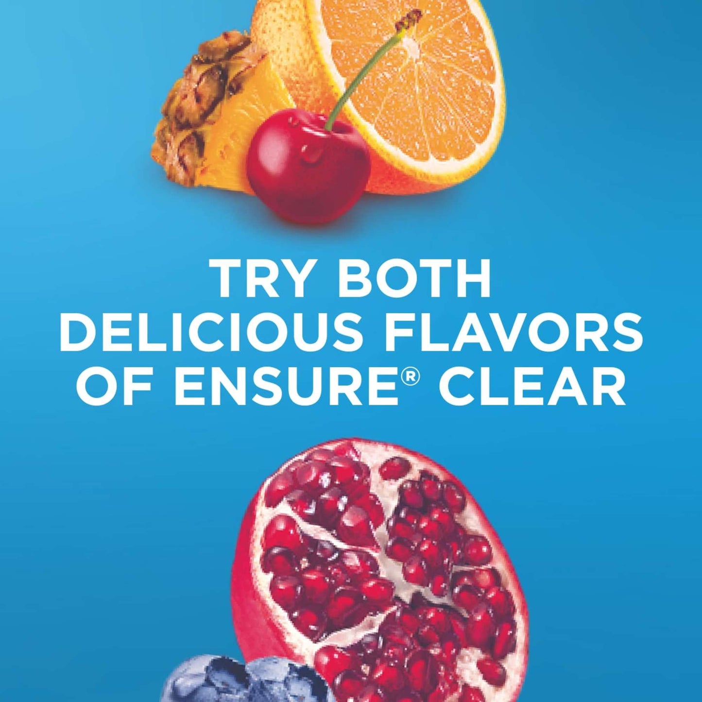 Ensure 8g Protein Clear Nutrition Drink - Blueberry Pomegranate, 4 pk