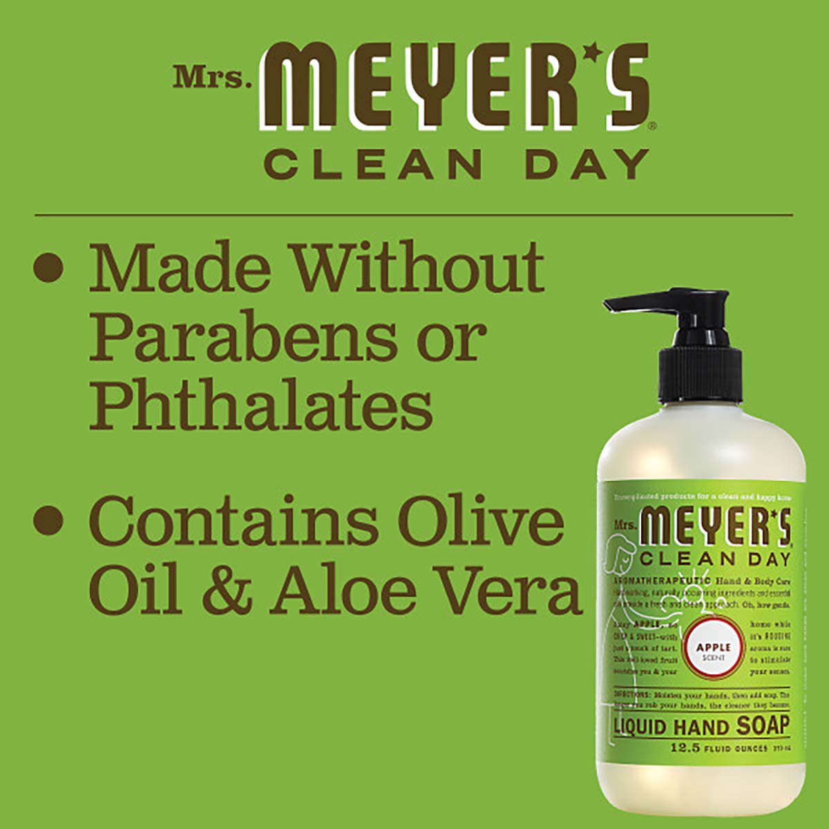 Mrs. Meyer's Clean Day Apple Scent Liquid Hand Soap