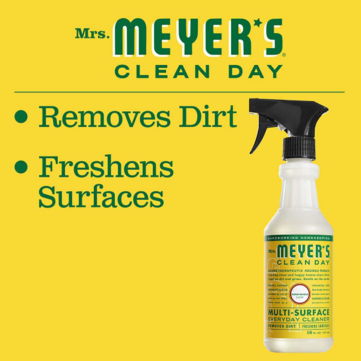 Mrs. Meyer's Clean Day Honeysuckle Multi Surface Cleaner Spray