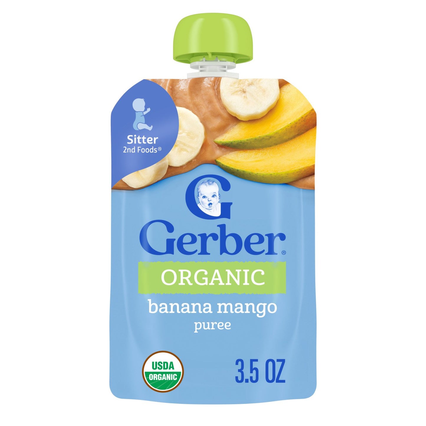 Gerber Organic for Baby Wonderfoods Pouch - Banana & Mango