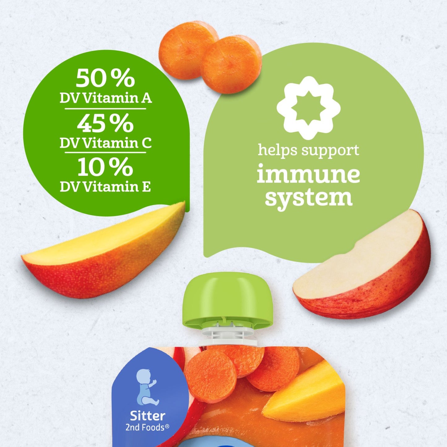 Gerber Organic for Baby Wonderfoods Pouch - Carrot Apple & Mango