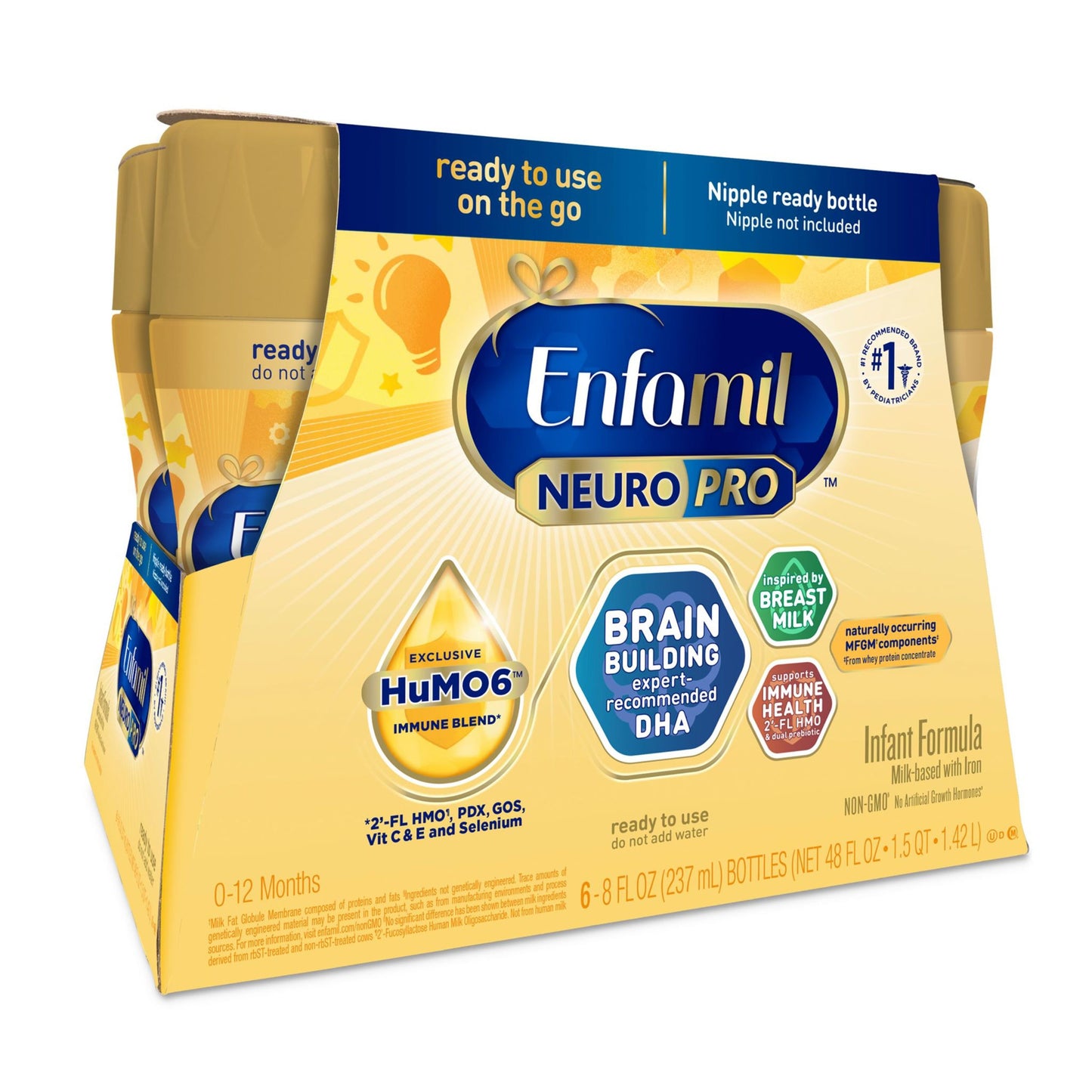 Enfamil NeurPro Infant Formula 8 oz Bottles