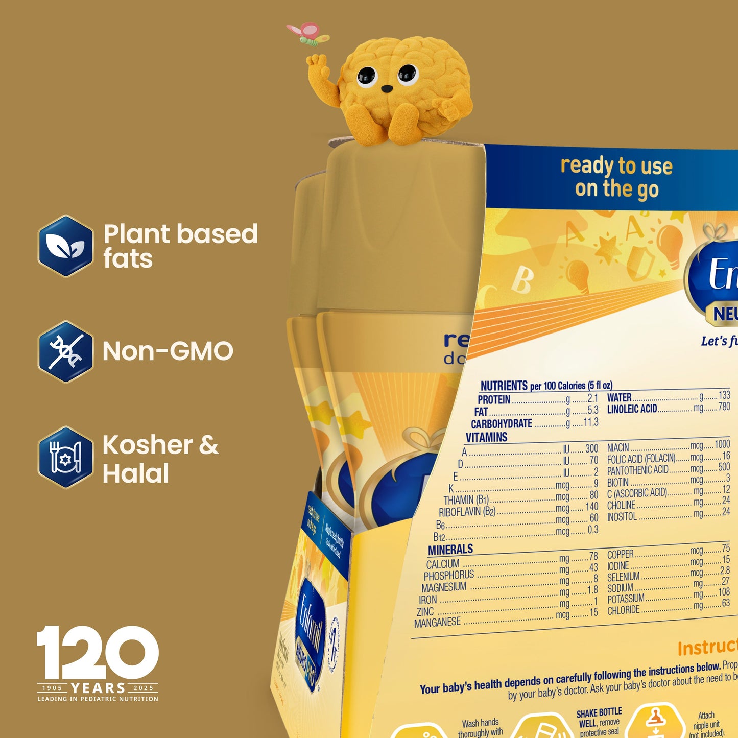 Enfamil NeurPro Infant Formula 8 oz Bottles
