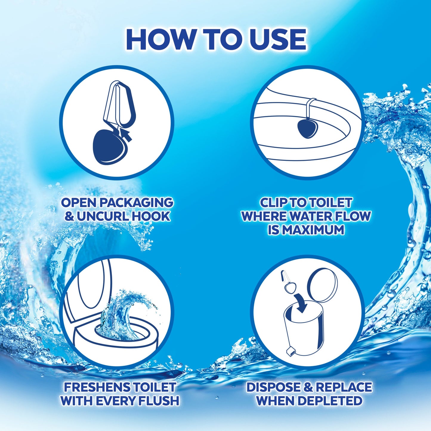 Lysol Automatic Toilet Bowl Cleaner - Atlantic Fresh