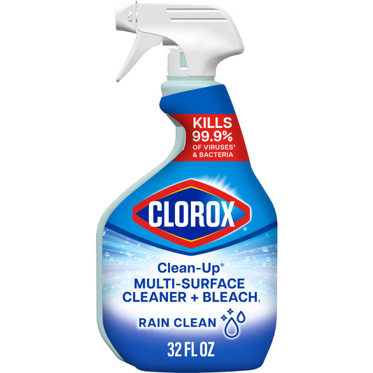 Clorox Clean-Up Multi-Surface Cleaner with Bleach Spray Bottle - Rain Clean