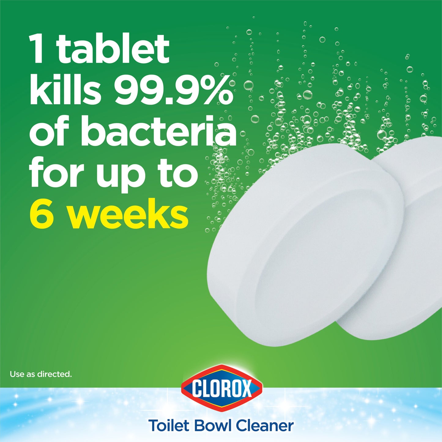 Clorox Ultra Clean Toilet Tablets Bleach