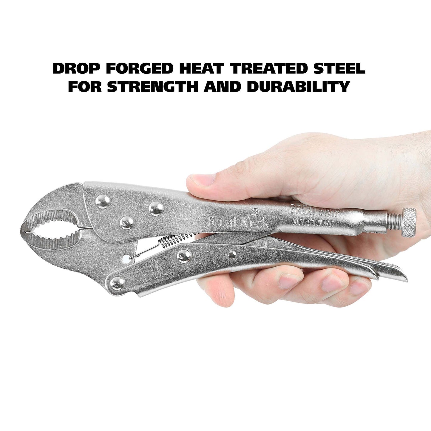 Great Neck Curved Jaw Locking Pliers