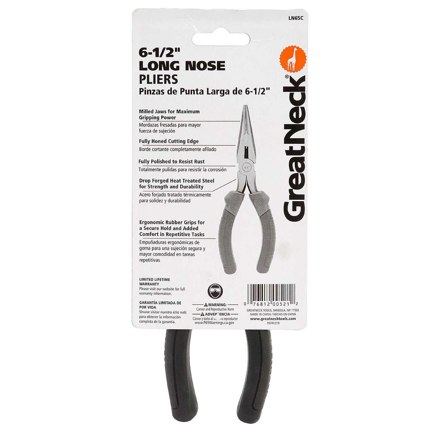 Great Neck Long Nose Pliers