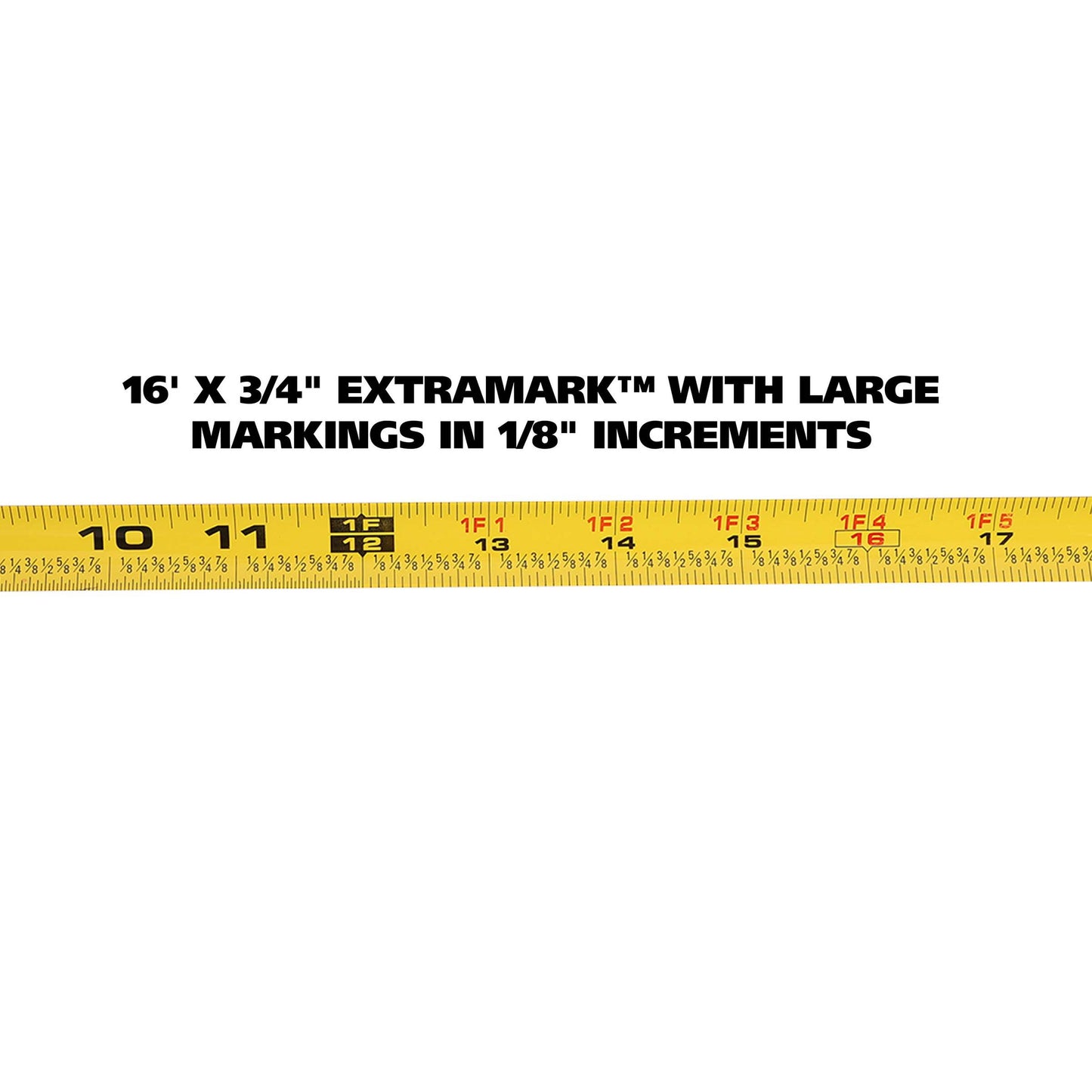 Great Neck ExtraMark™ Rubber Grip Tape Measure