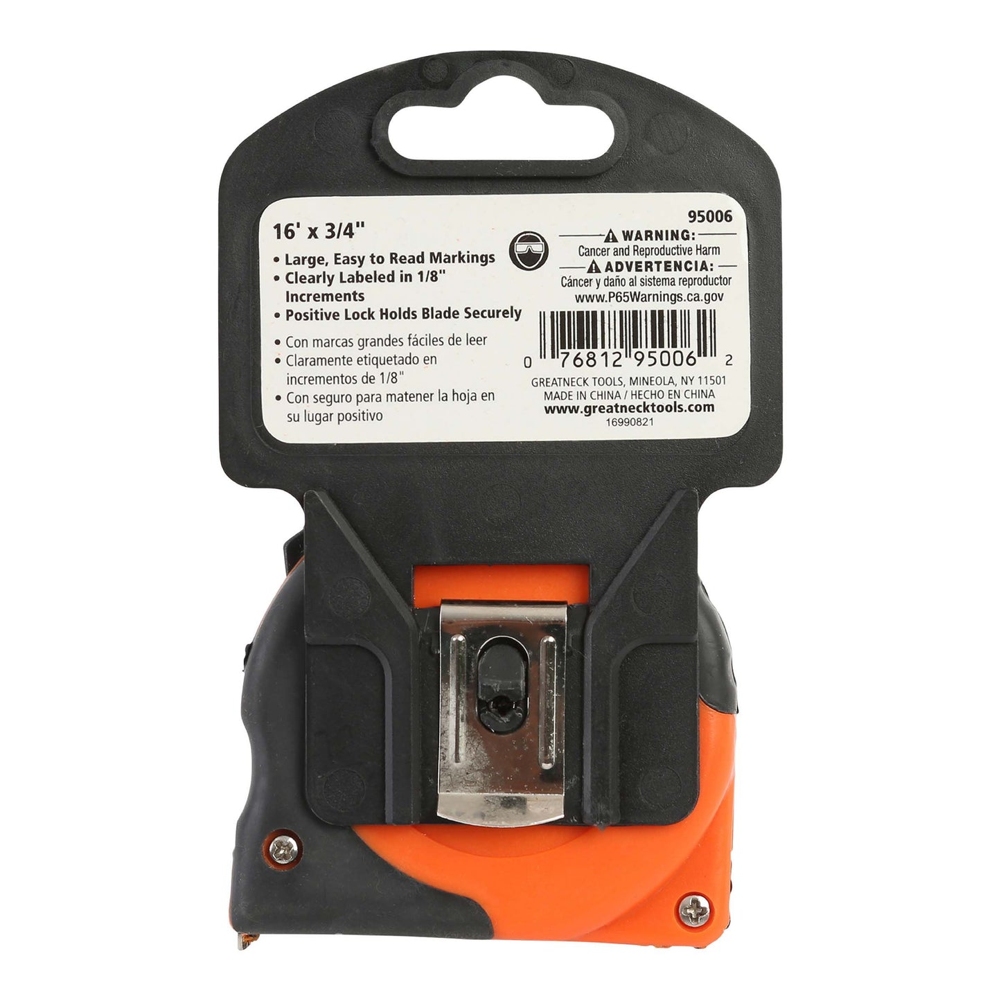 Great Neck ExtraMark™ Rubber Grip Tape Measure