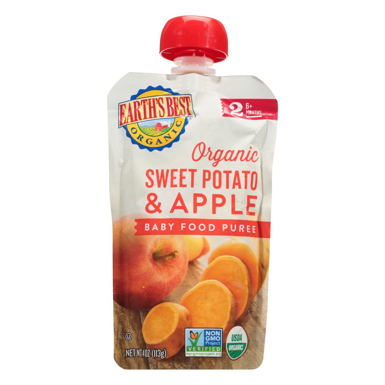 Earth's Best Organic Stage 2 Sweet Potato Apple