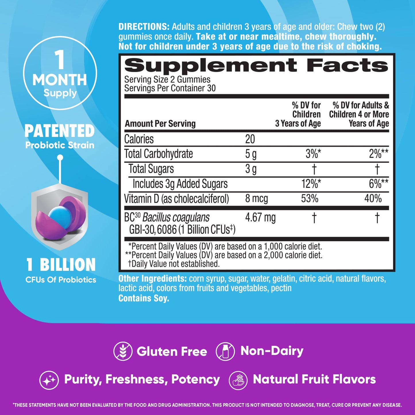 Digestive Advantage Probiotic Gummies