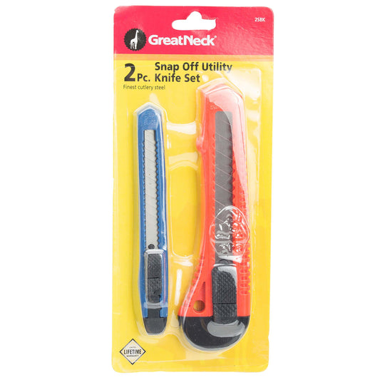 Great Neck Snap Off Utility Knife Set