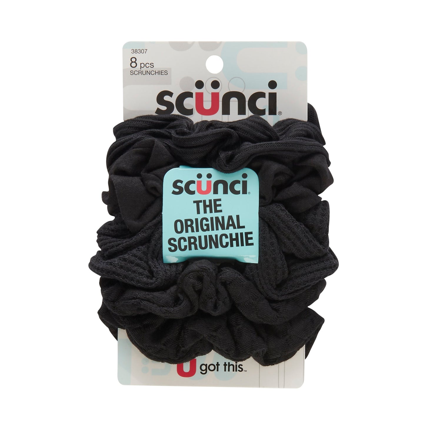 Scunci Effortless Beauty Scrunchies Black