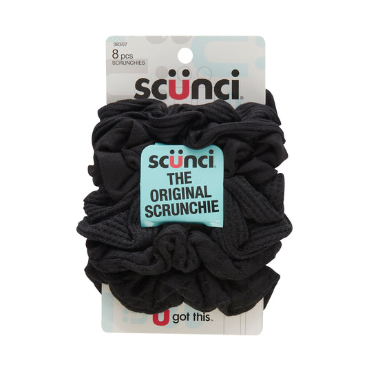 Scunci Effortless Beauty Scrunchies Black