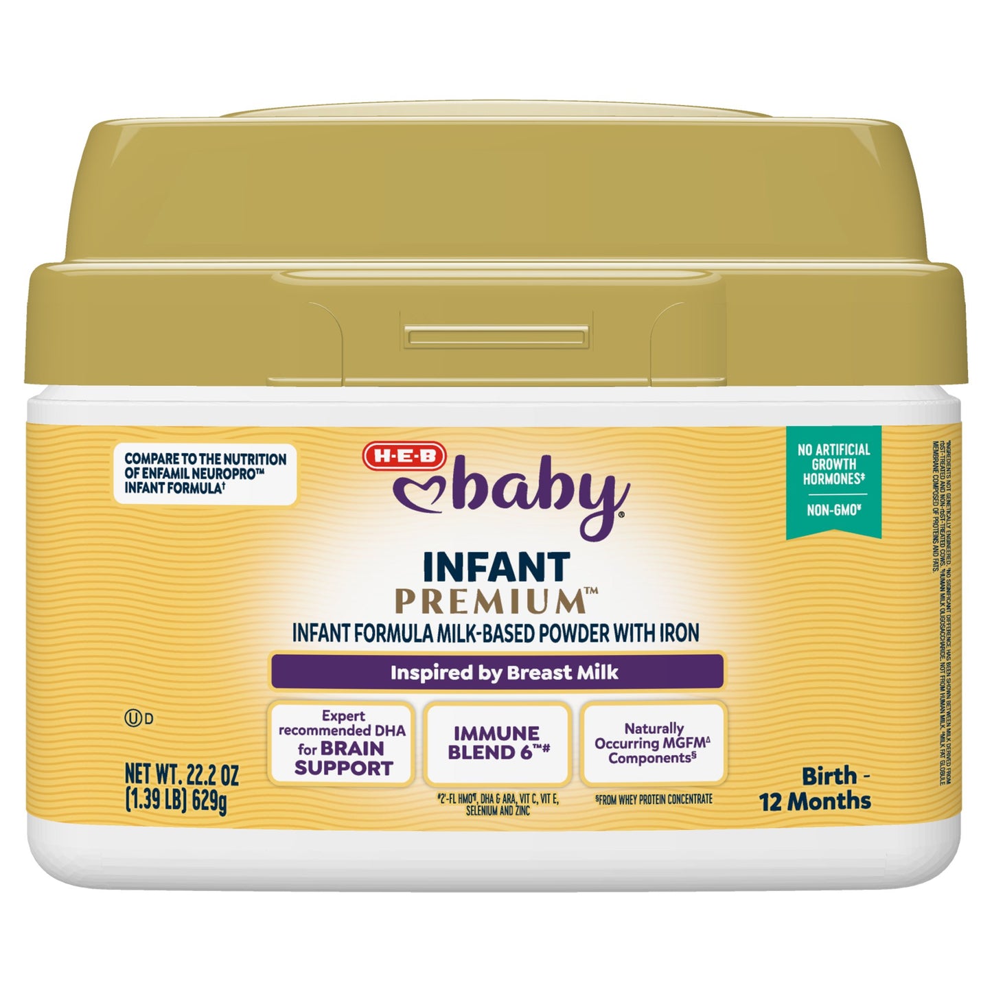 H-E-B Baby Milk-Based Powder Baby Formula