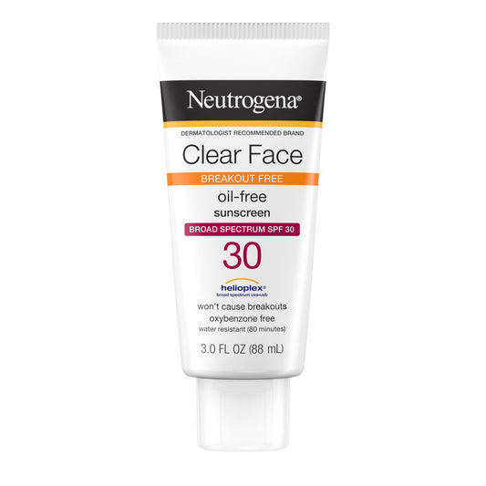 Neutrogena Clear Face Oil-Free Sunscreen SPF 30