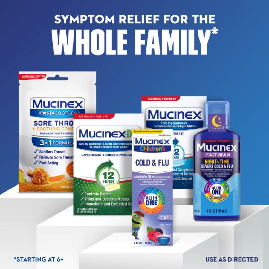 Mucinex Children’s Cold & Flu Multi-Symptom Relief, Very Berry Flavor