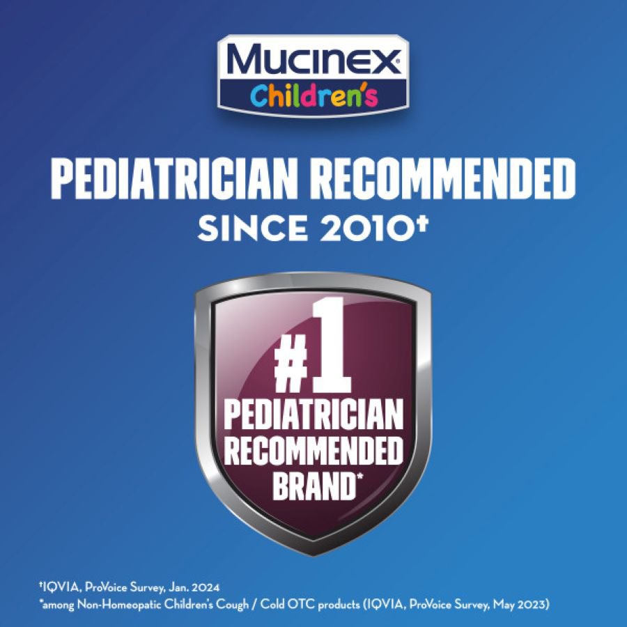 Mucinex Children’s Cold & Flu Multi-Symptom Relief, Very Berry Flavor